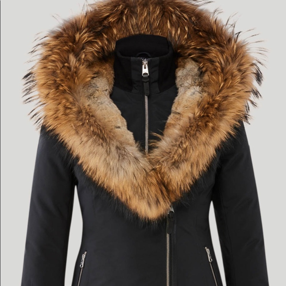 Mackage Trish down coat with natural fur Signature Mackage Collar